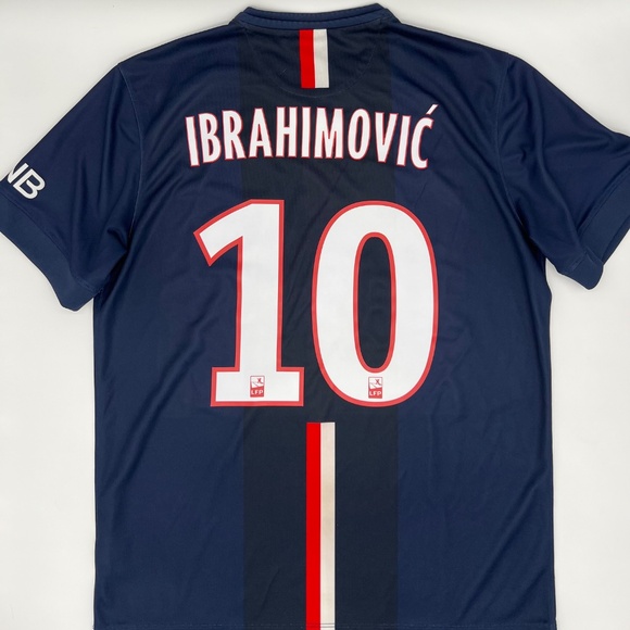 Ibrahimovic #10 Paris Saint Germain (PSG) 2014/2015 Home ORIGINAL Nike Jersey L